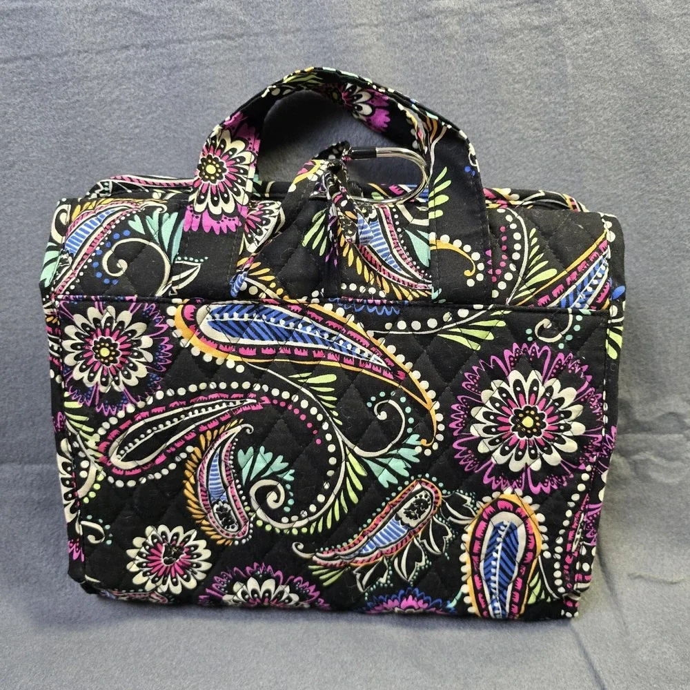 VERA BRADLEY Bandana Swirl HANGING‎ ORGANIZER Toiletry Cosmetic Bag